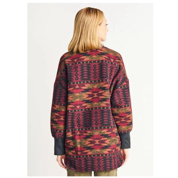 BB Dakota by Steve Madden Cabin Fever Aztec Print Geo Jacket NWT - Picture 4 of 8